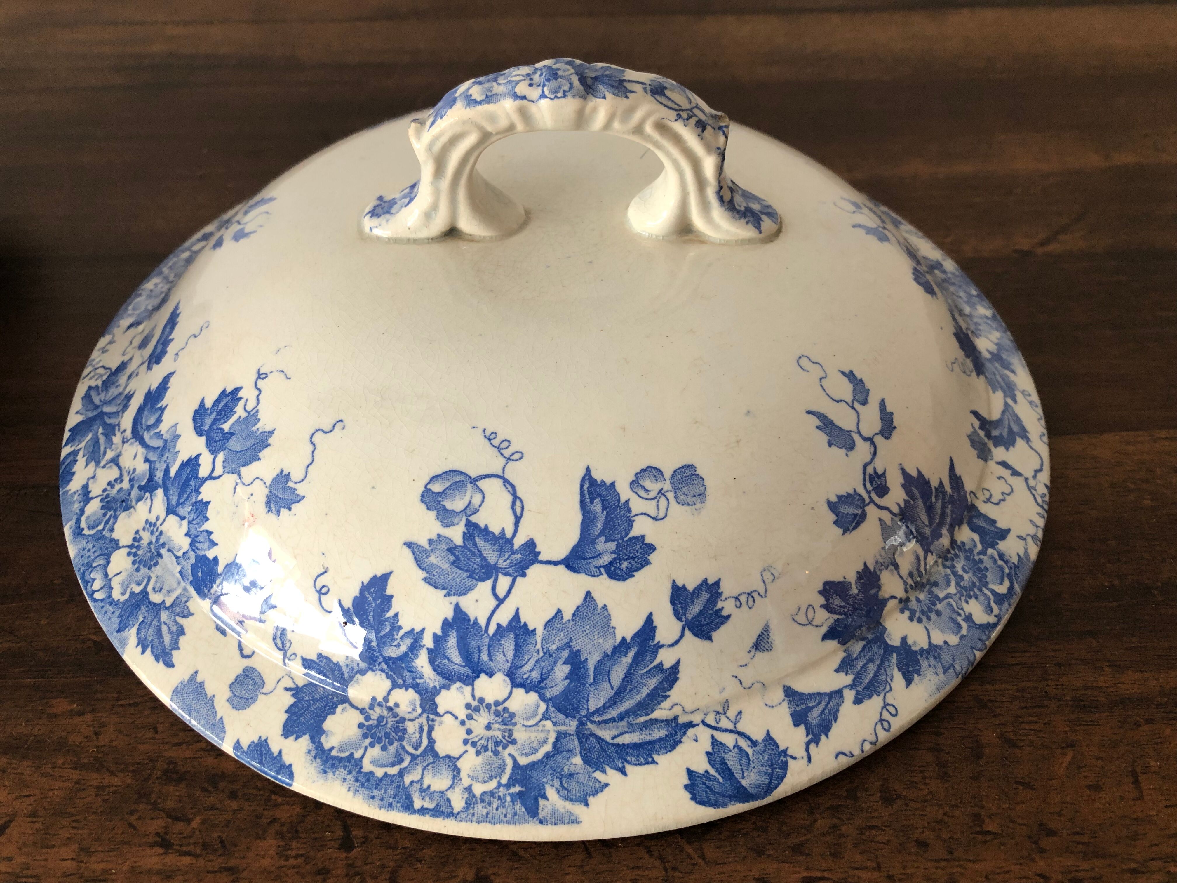 Saint Amand and Hamage soup dish, early 20th century