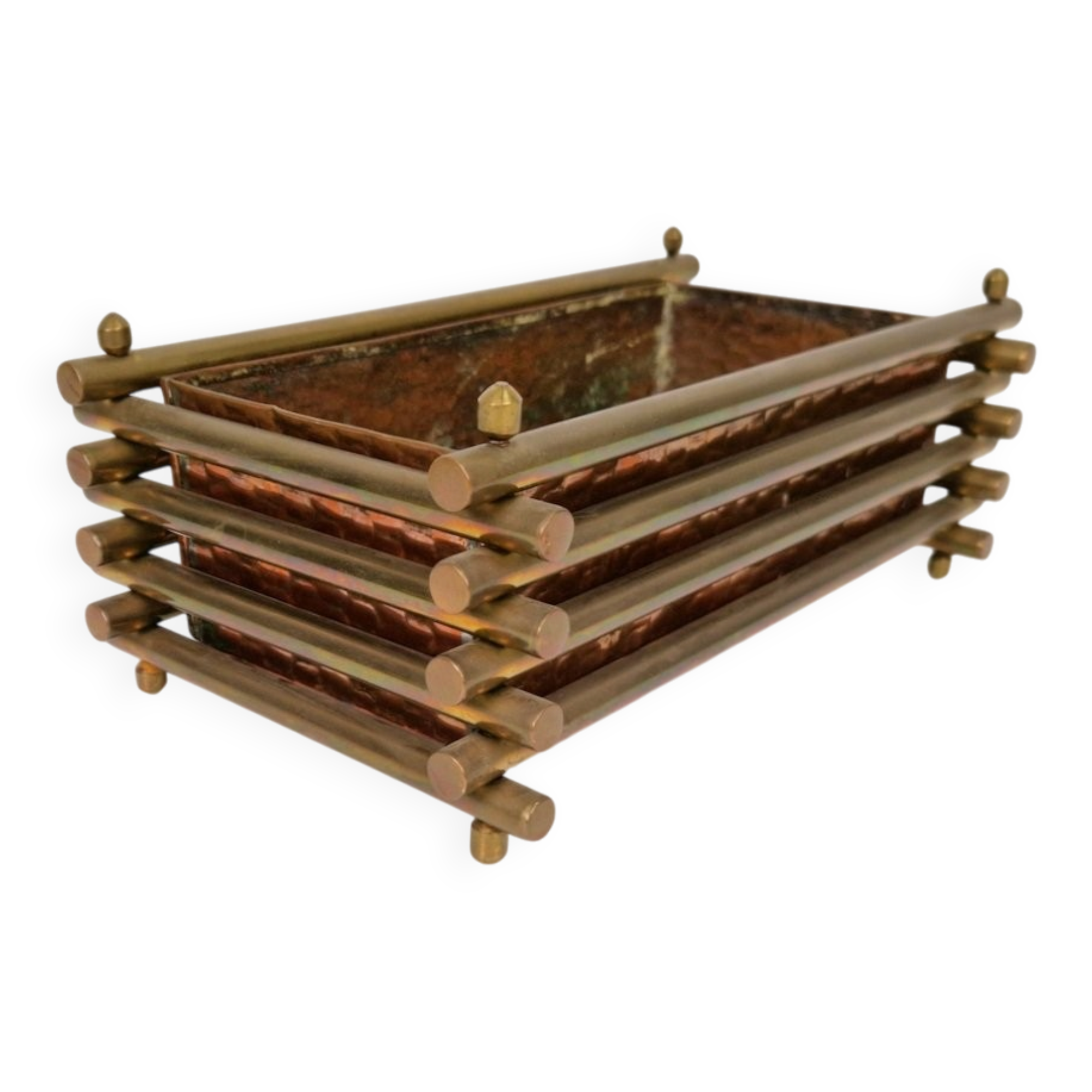Edwardian Sculptural Copper Planter, England, 1920
