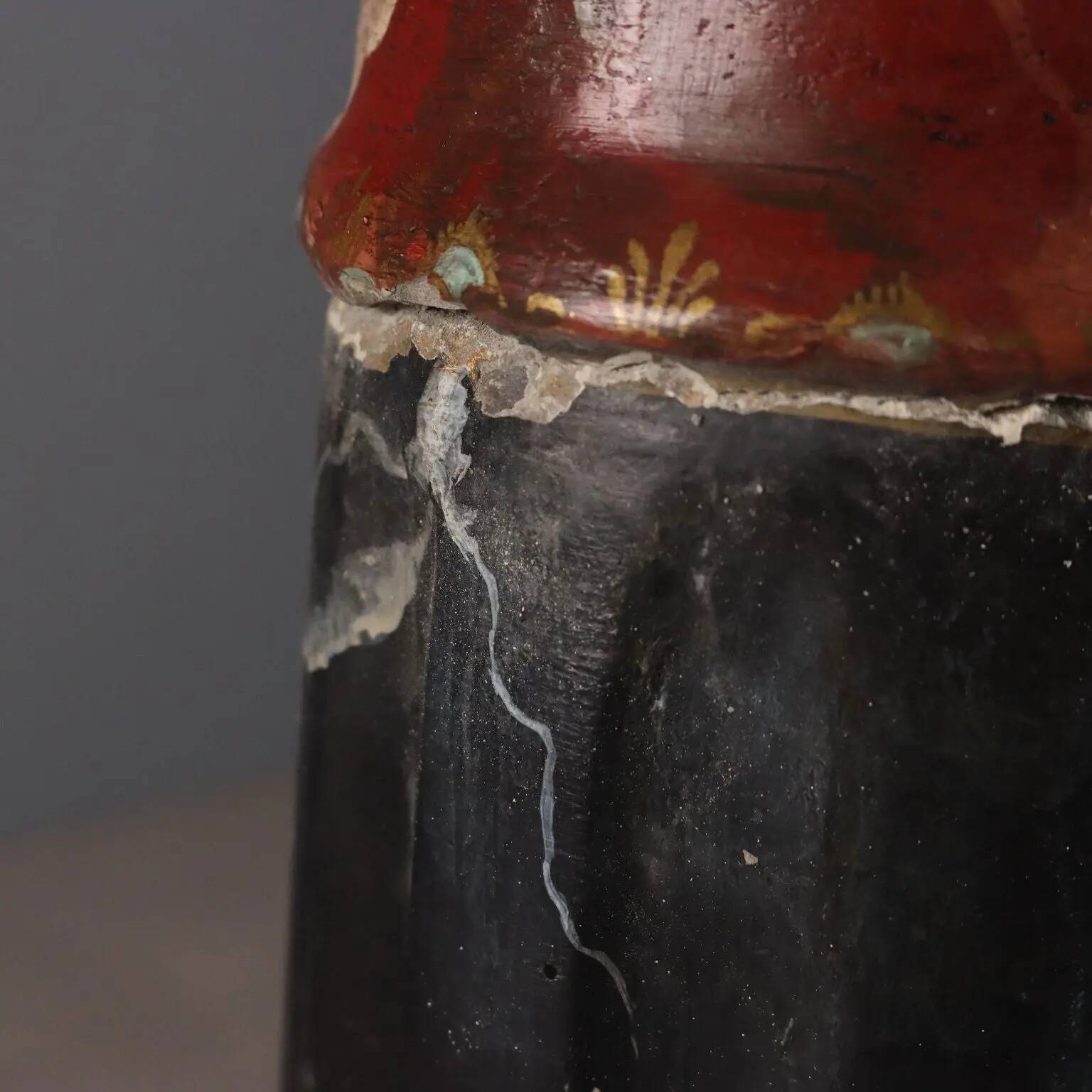 Old column in concrete imitating marble, Italy, 20th century