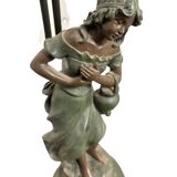 Table lamp in cast iron