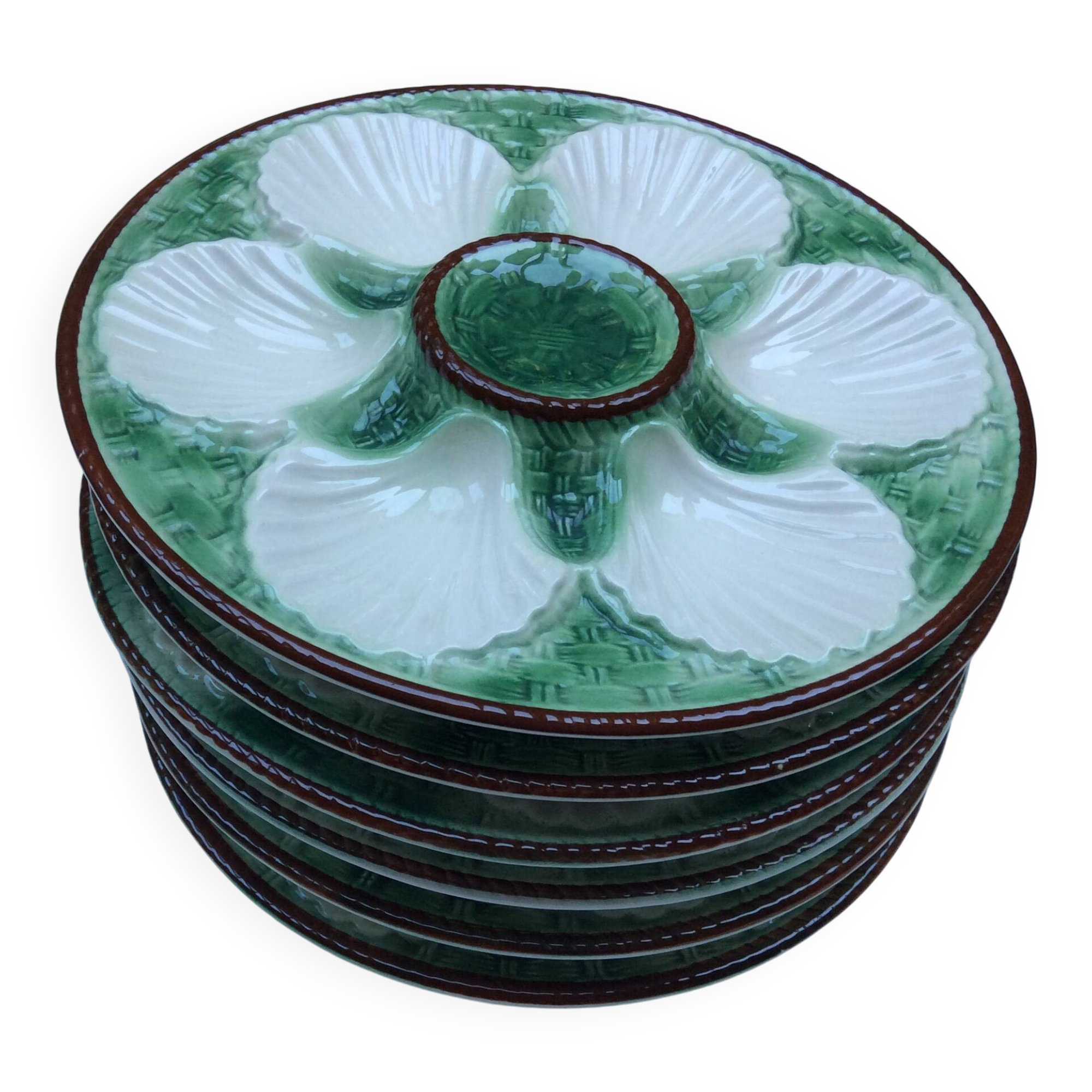 6 oyster plates