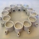 Twelve caterpillar candlesticks Ehlen Johansson