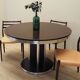 Extendable round table, Italy, 1970s
