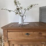 Rustic buffet, jam jar