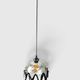 Organic suspension lamp Space Age in Murano glass by Mazzega – 1970s