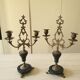 Pair of old candlesticks