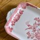 English Earthenware Staffordshire "Asiatic Pheasants" Cake Dish