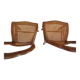 Set of 2 cane chairs