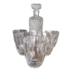 Whisky service 6pers 7pces italian glass A.Masserini