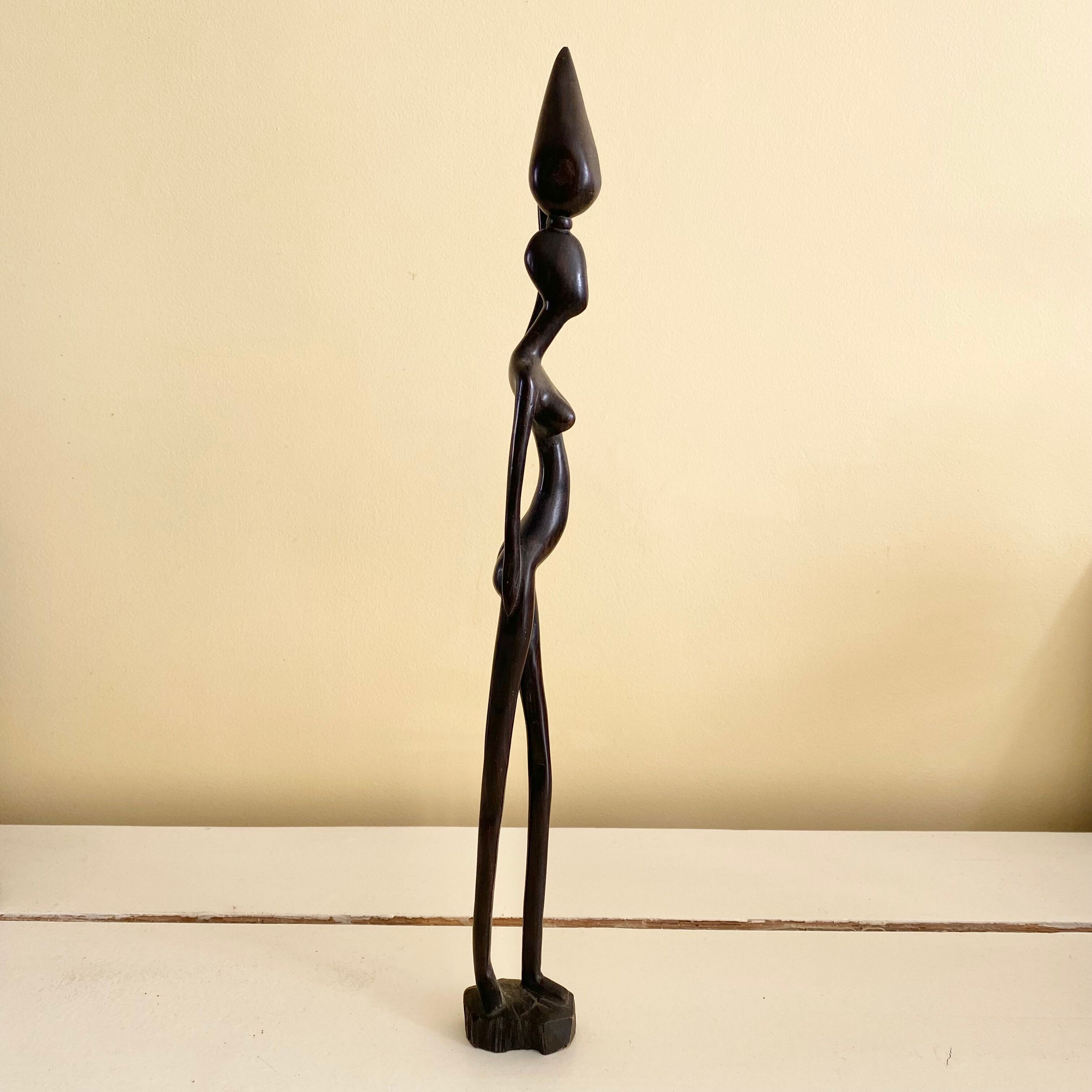 Ancient wooden statue