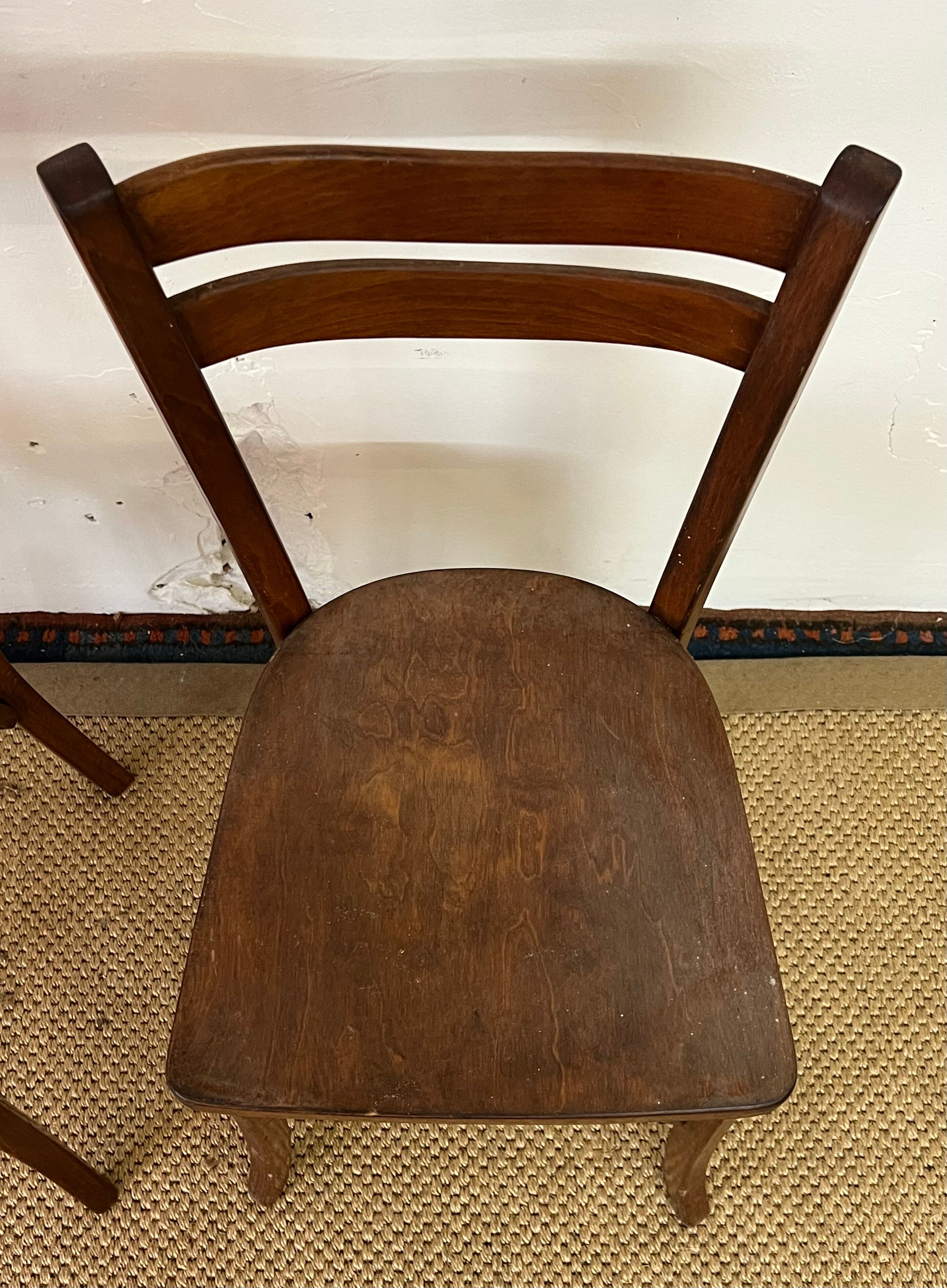 Pair of bistro chairs