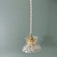 Vintage glass pendant light - tableware collection (UD1)