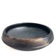 Plat Abron "Kânâh" in smoked terracotta | Ø 31cm diameter