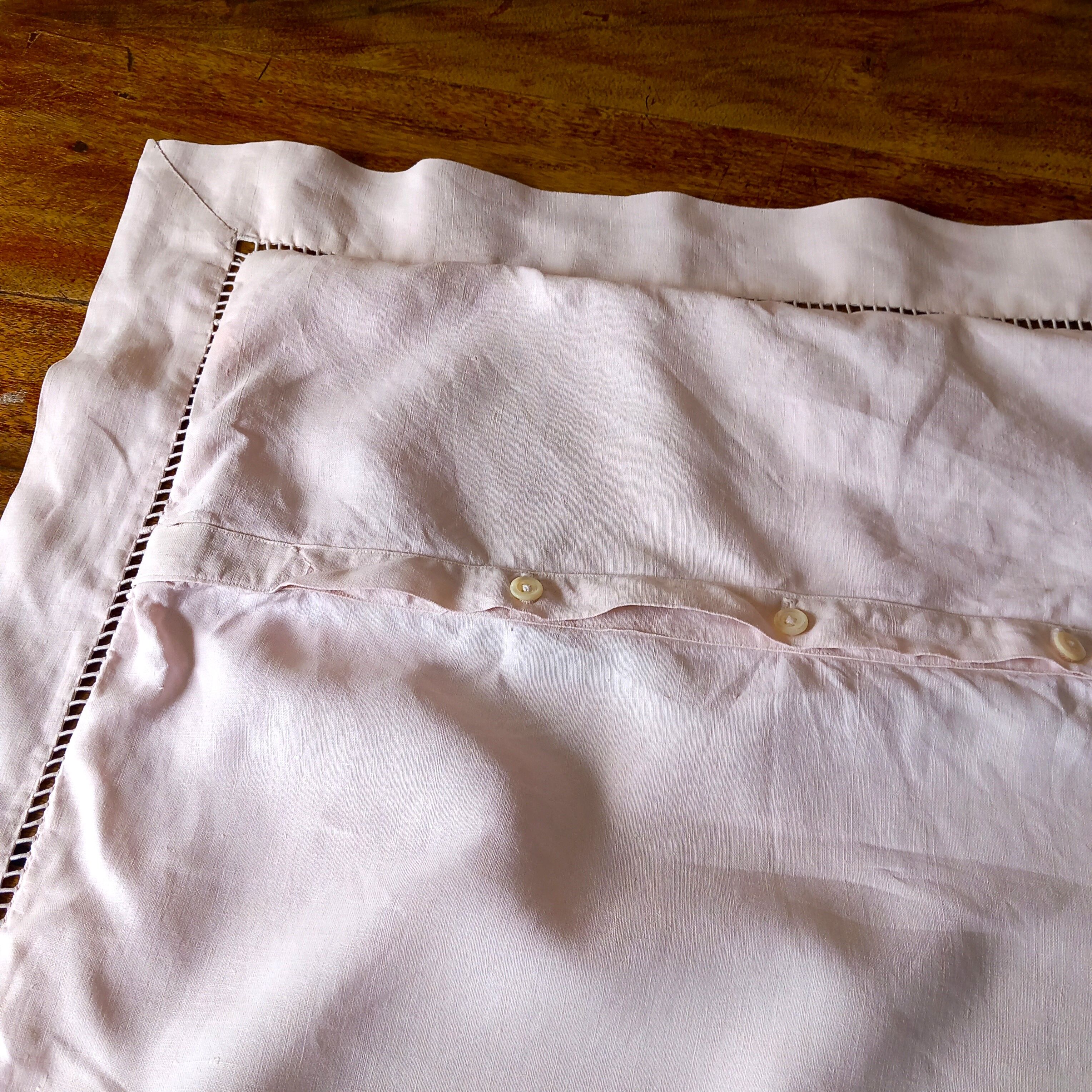 Duo of embroidered pillowcases