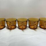 Five Duralex coffee cups