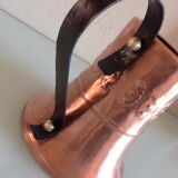 Brushed red copper watering can vintage 60s/70s