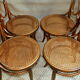 Set of 4 bistro viennese  omega fischel chairs