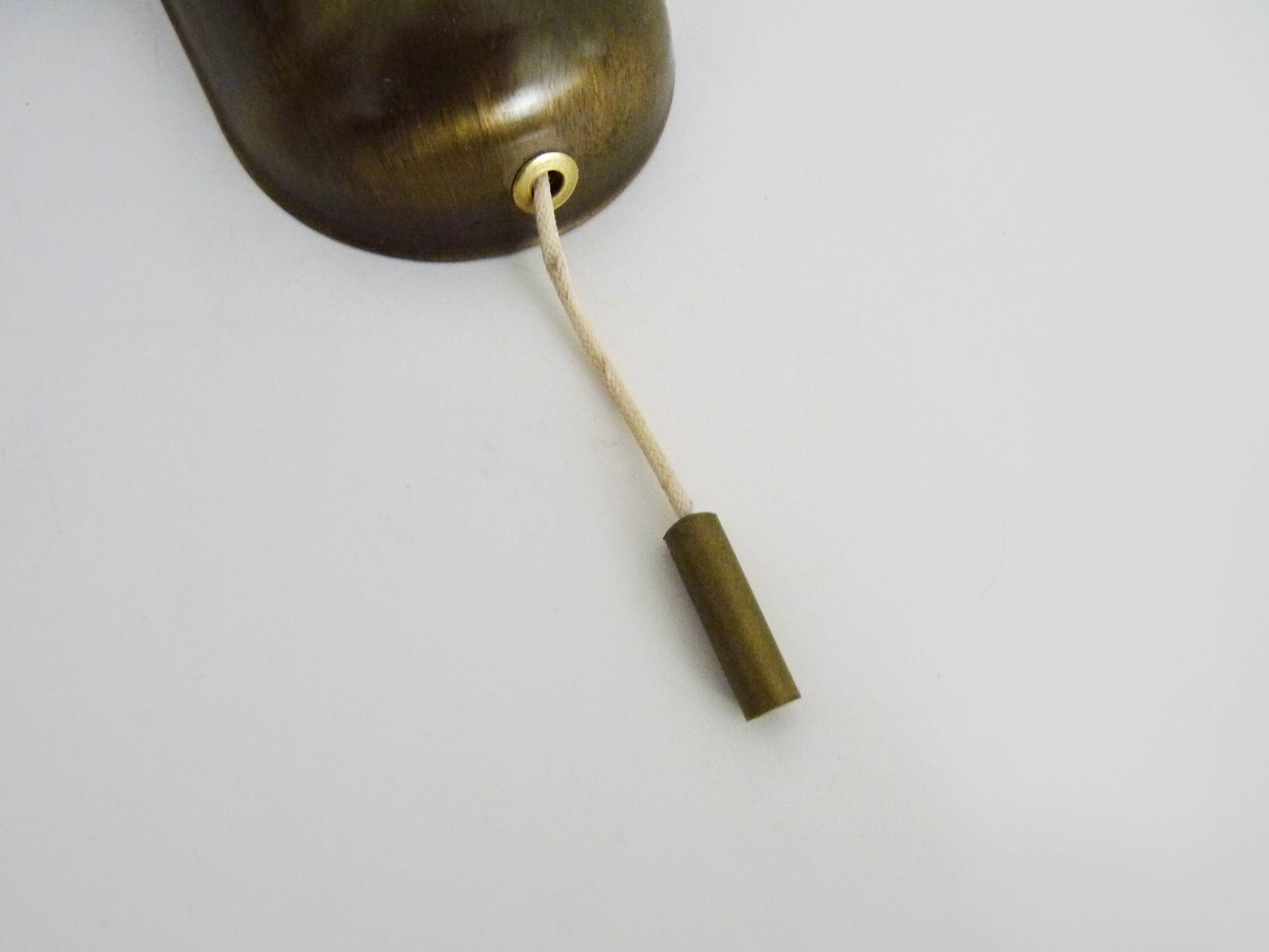 Pair of Je Fassung brass 2-light wall lights made in Germany