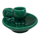 Vallauris earthenware candle holder