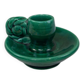 Bougeoir en faïence Vallauris