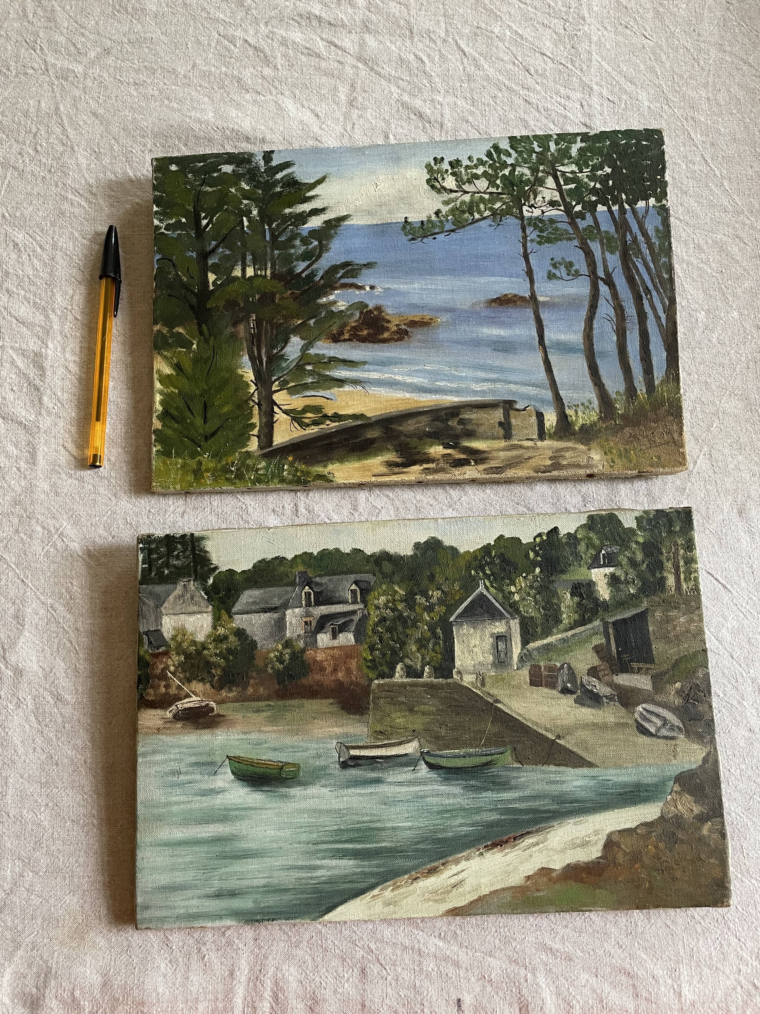 Oils on canvas Brittany