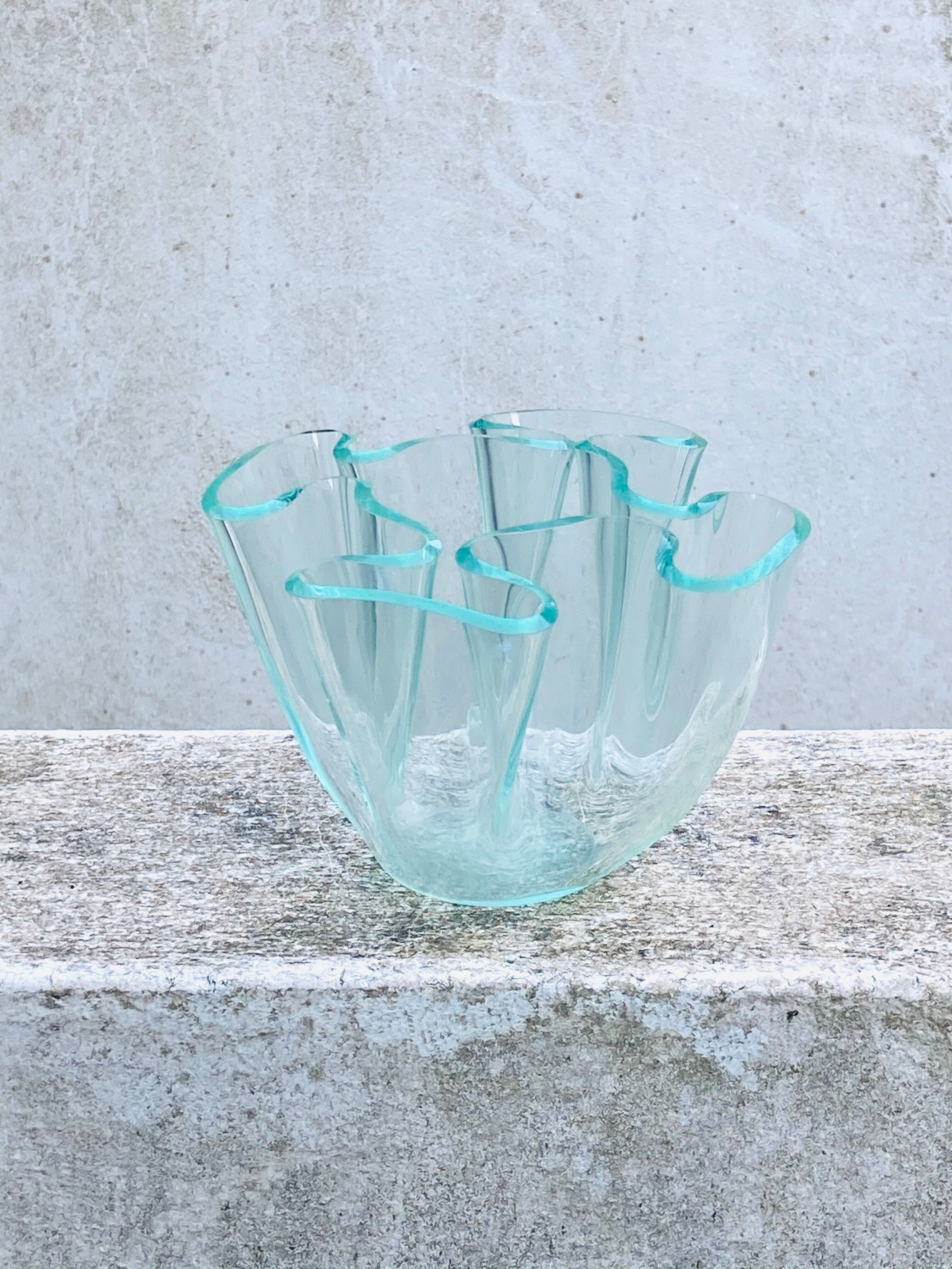 Italian design plexi vase