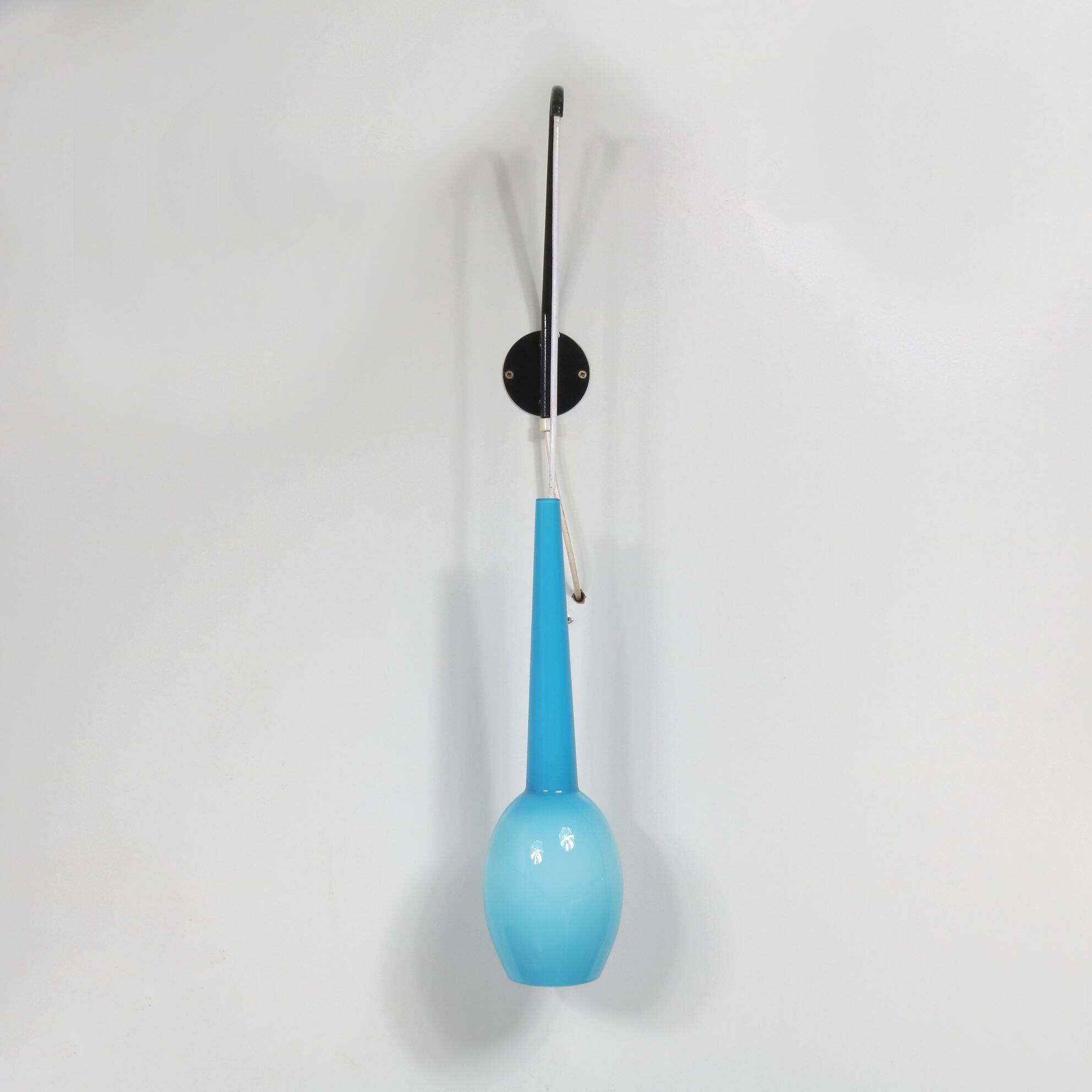 1950s Murano glass wall lamp by Vistosi, Italy