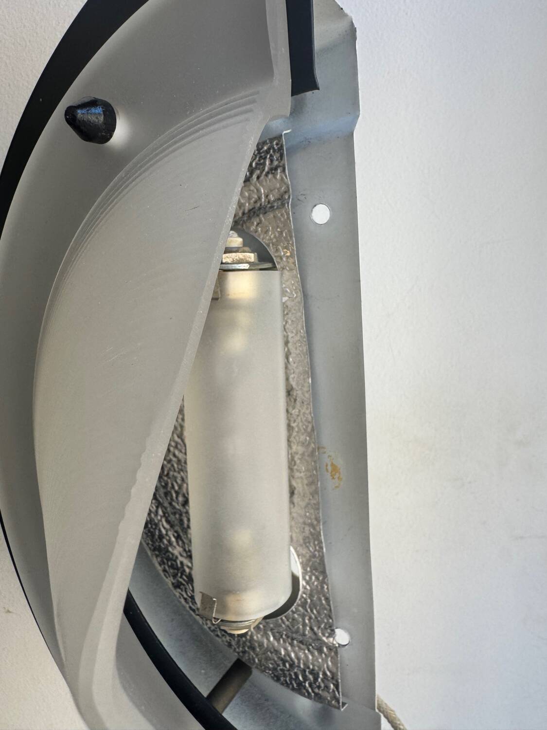Memphis style Murano wall lights from the 80s.