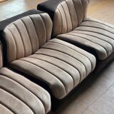 Set of 3 modular armchairs 70s vintage