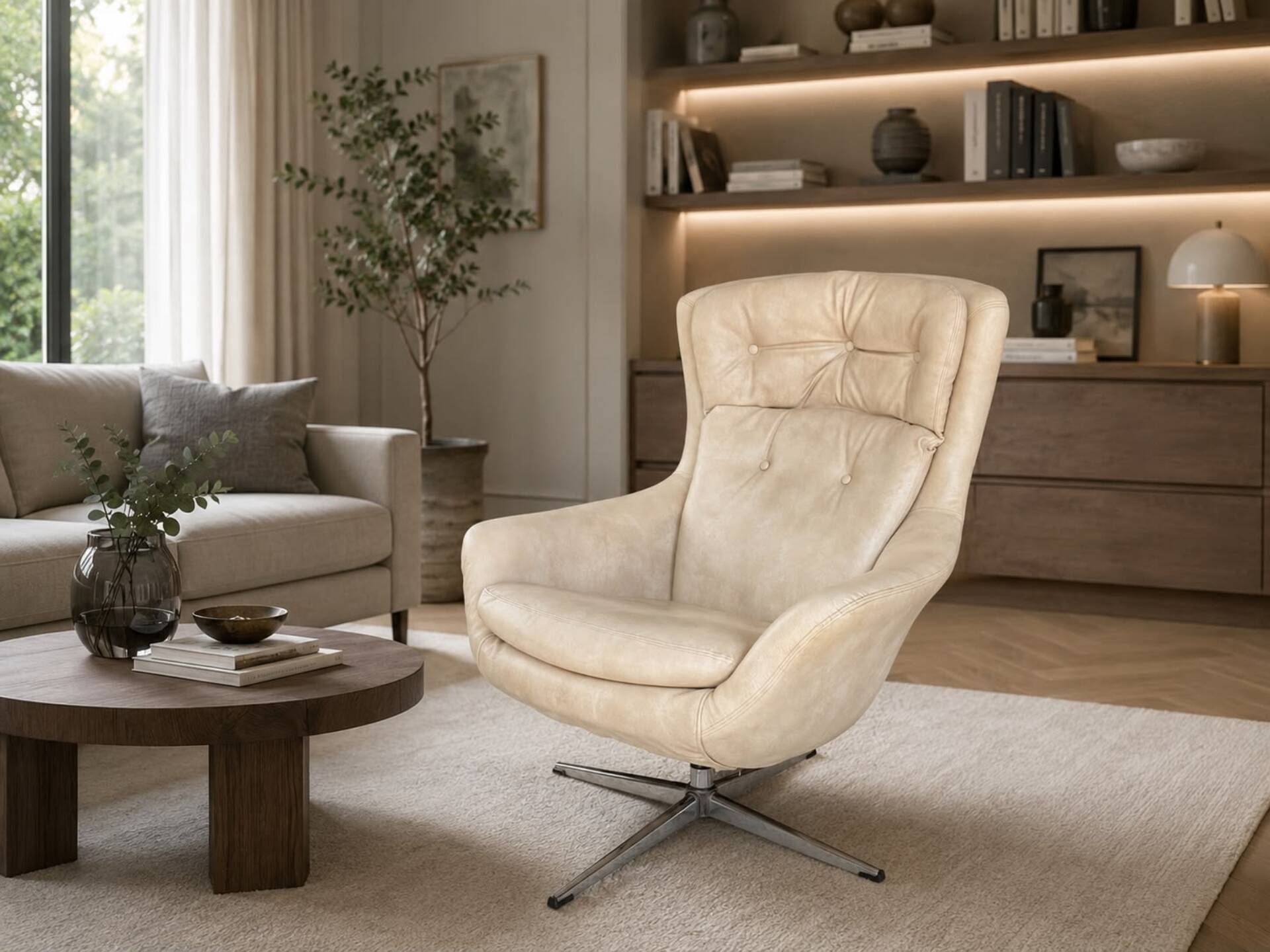 Overman Lounge Sessel Schalensessel - Designklassiker aus Schweden