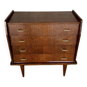 Commode vintage scandinave - bois exotique