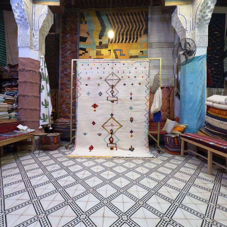 Handmade Knotted Berber Rug 150/250cm