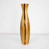 1970s Wooden Vase, Czechoslovakia