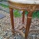 Louis XVI style gilded wood piano bench
