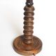 Dudouyt style wooden lamp base
