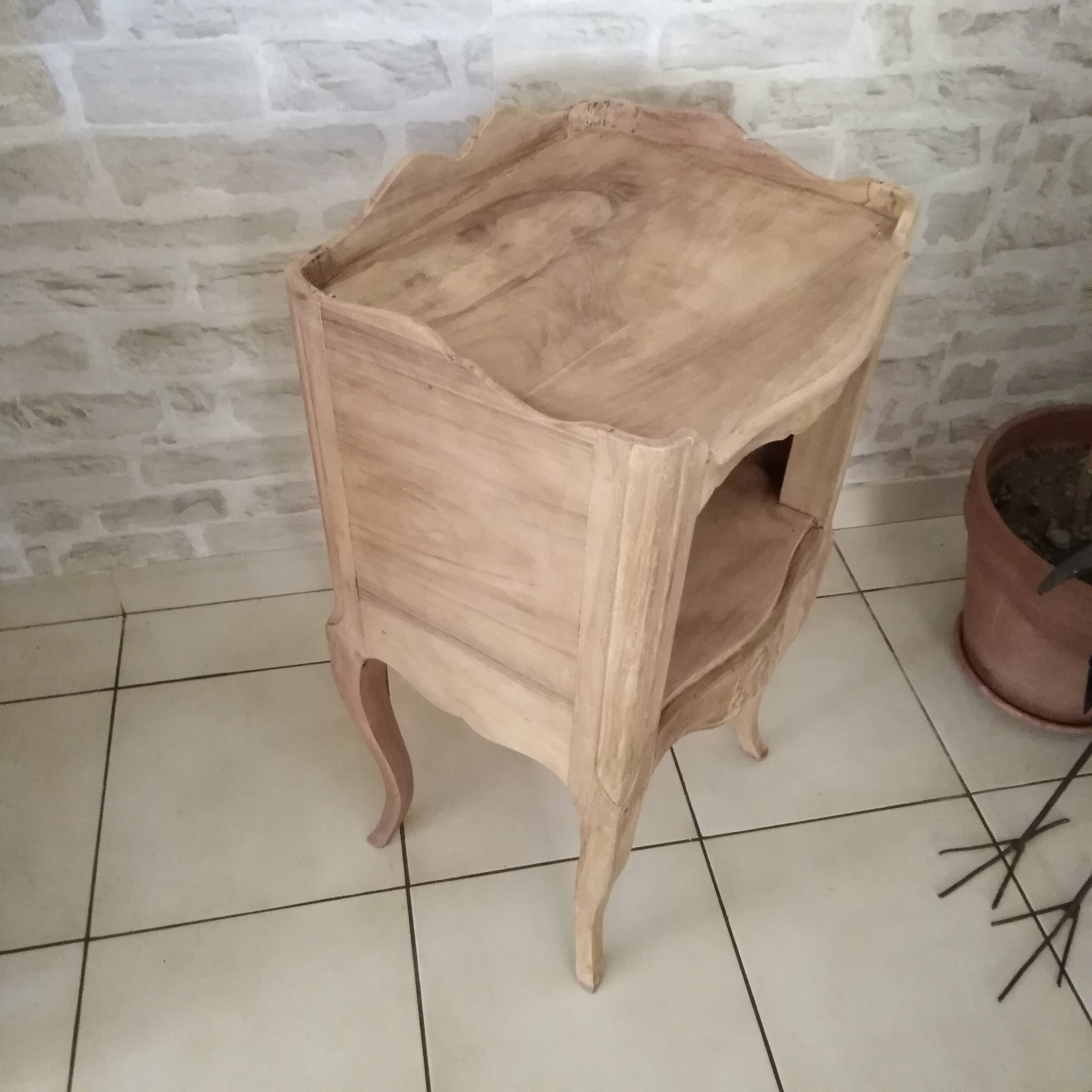 Bedside table, Louis XV style occasional furniture