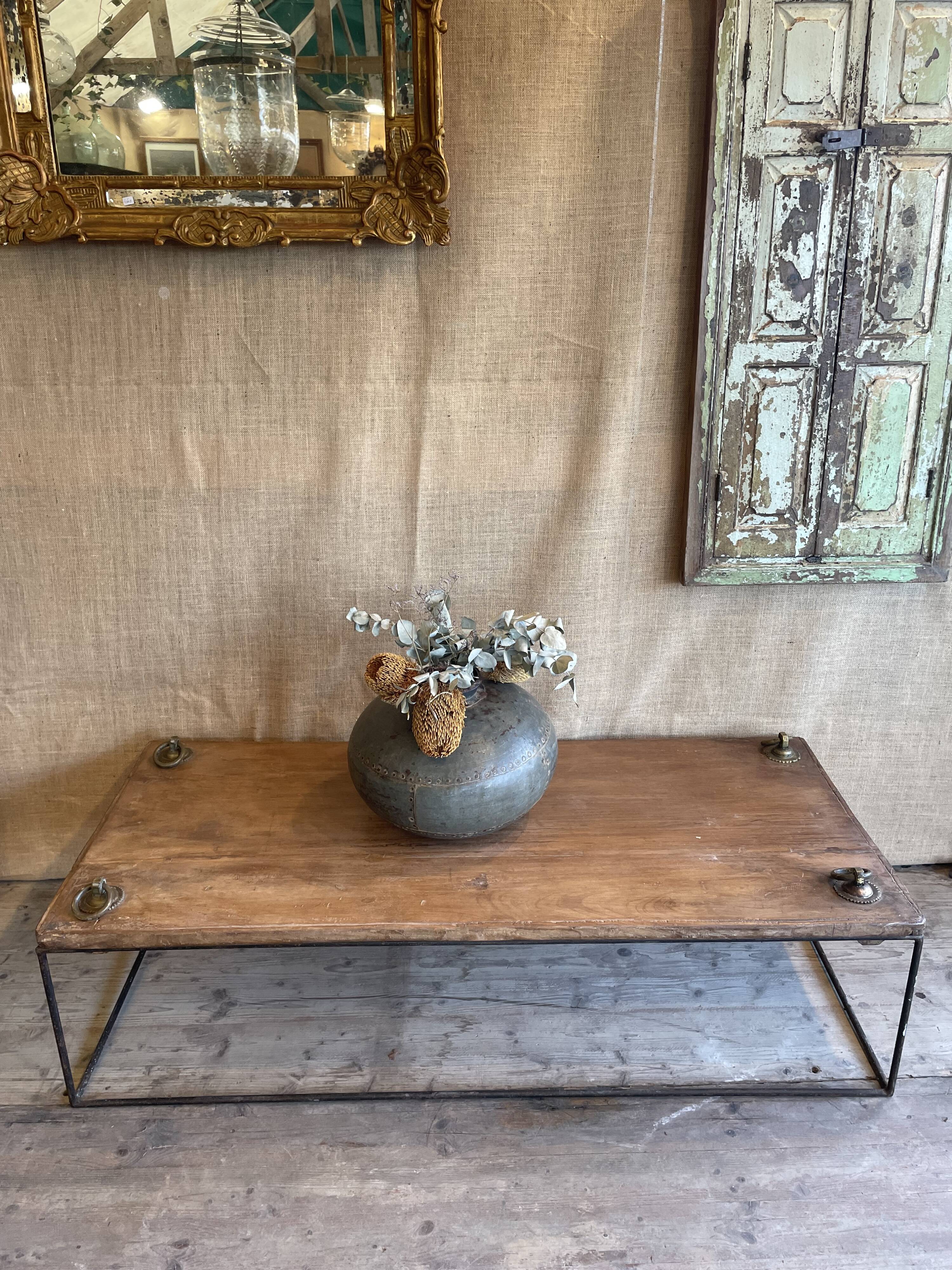 Indian wooden coffee table