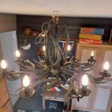 Deer antler chandelier