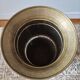 Vintage brass umbrella stand – lion head handles