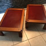 Pair of Pierre Chapo coffee tables