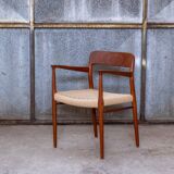 2x Niels Otto Møller Chair Model 56 in Teak, 1960s Denmark