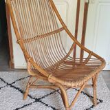 Rattan armchair