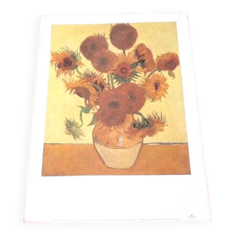 Affiche Vincent Van Gogh Les tournesols