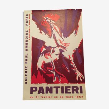 Affiche expo Pantieri 1962