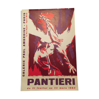 Poster exhibition Pantieri 1962