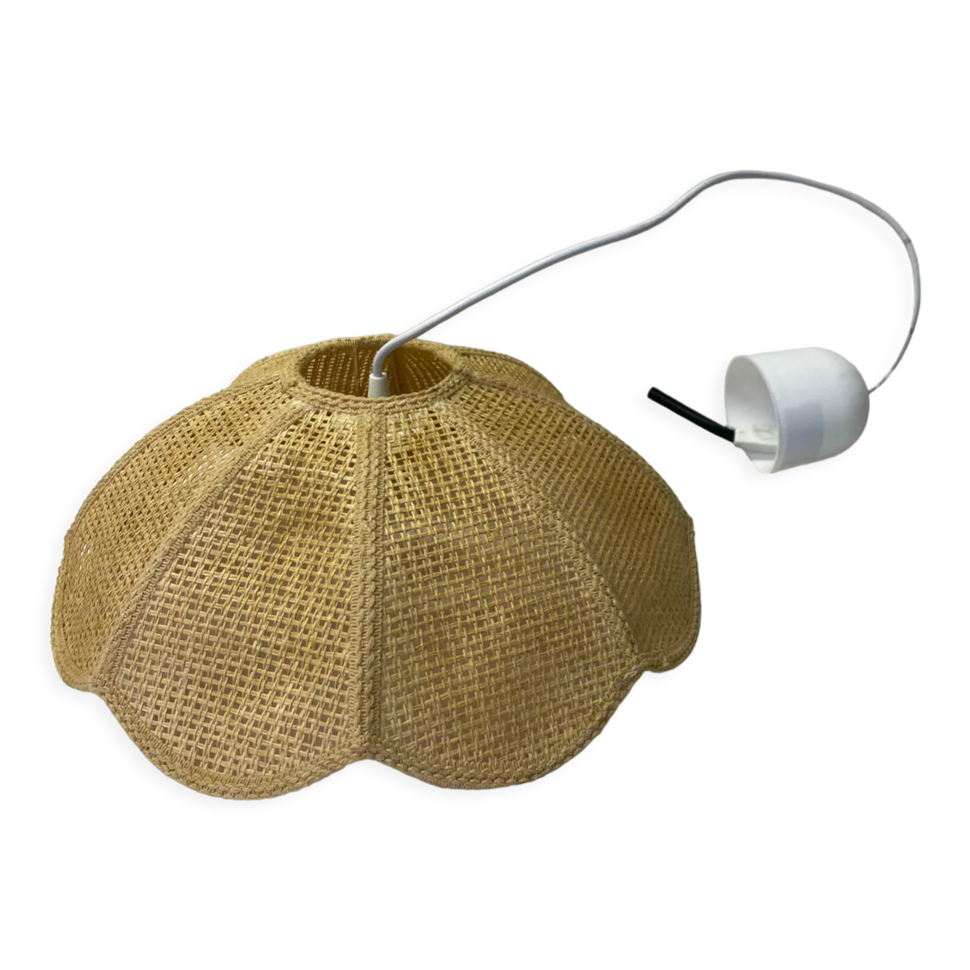 Vintage rattan pendant lamp