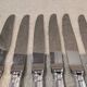 11 silver-plated dessert knives by Christofle silversmiths, Albi pattern
