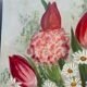 Flower bouquet painting