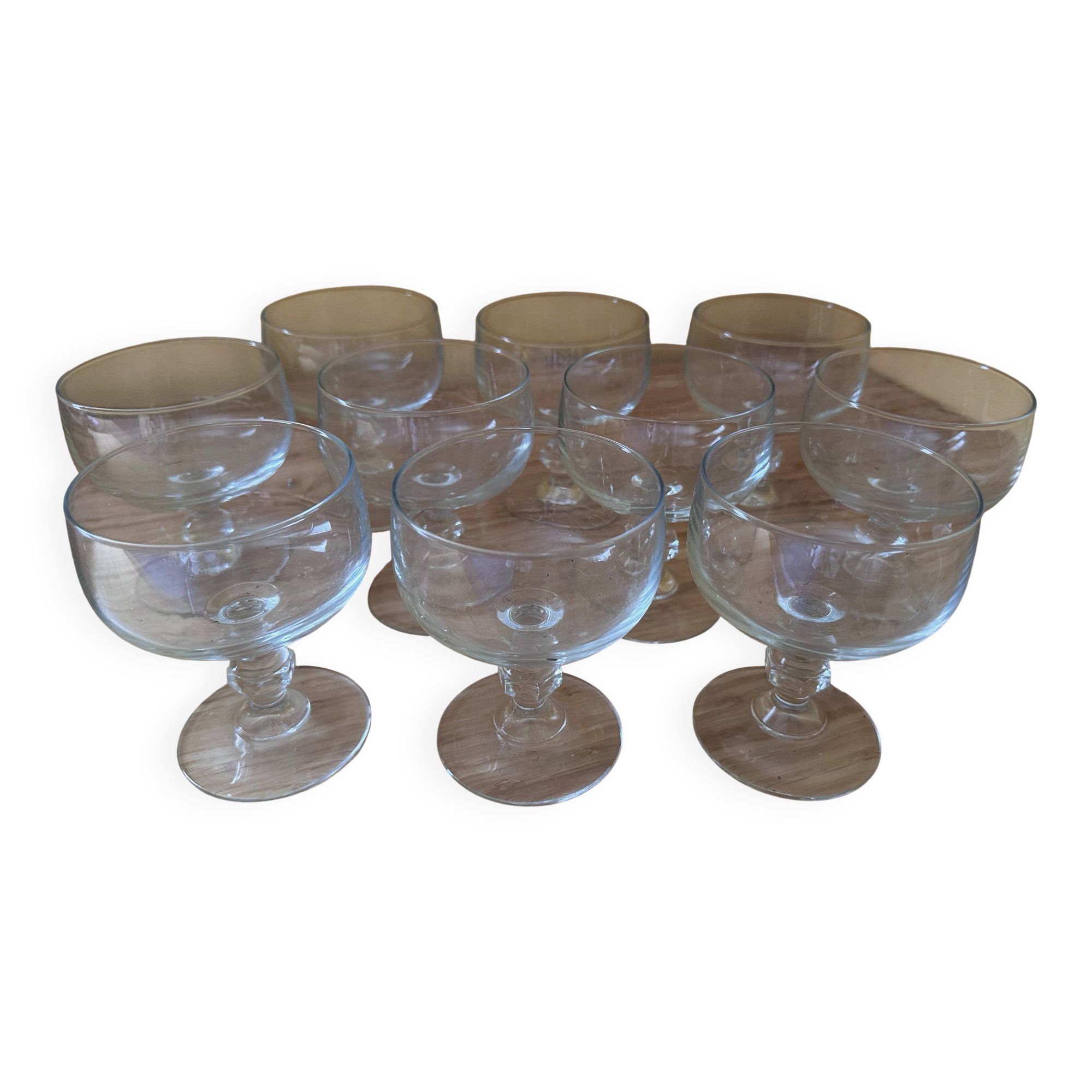 10 cups 22 cl Luminarc from the 1970s/1980s