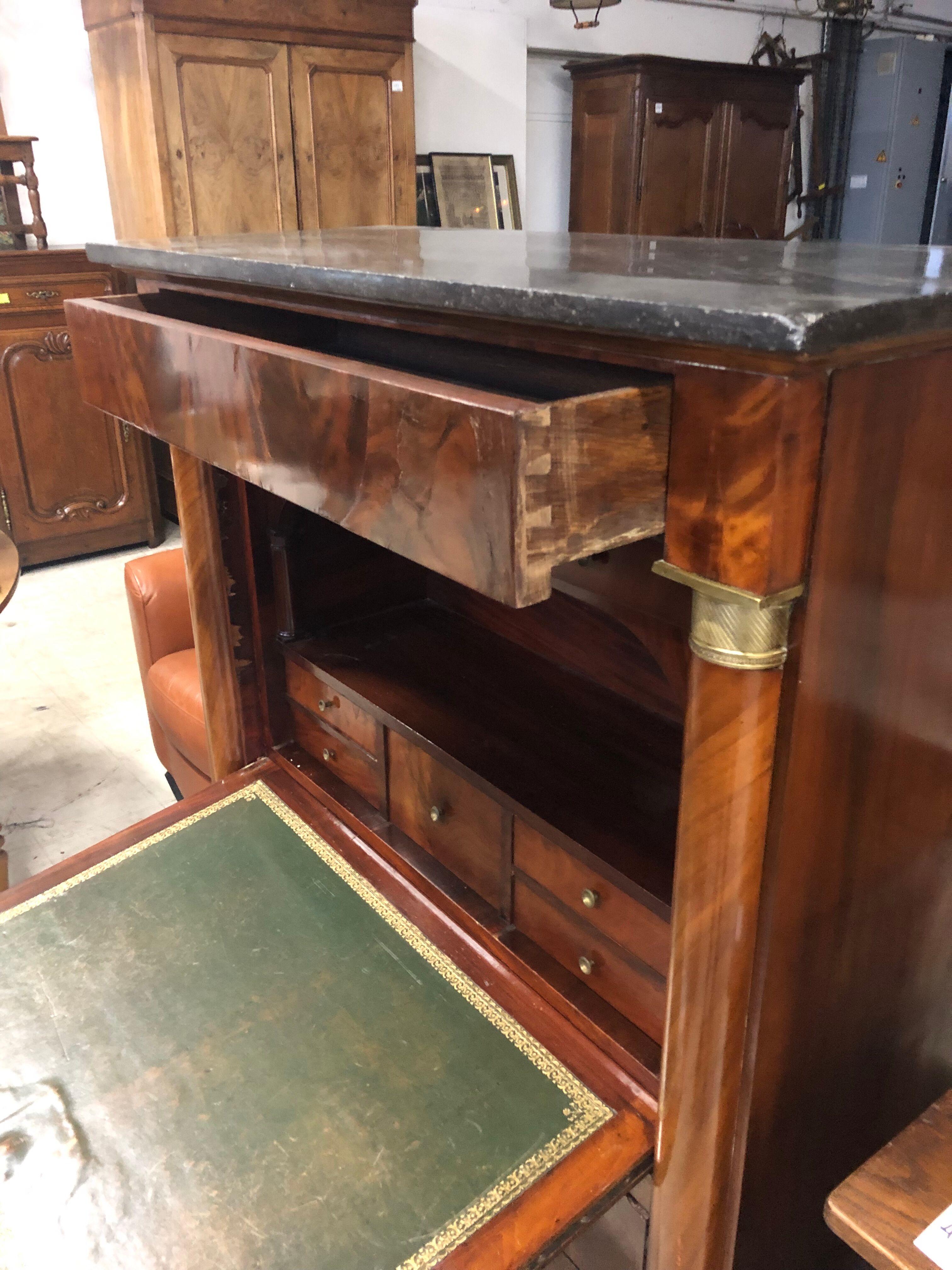 Secretary mahogany empire